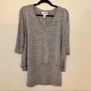 Joseph Ribkoff gray top size 6